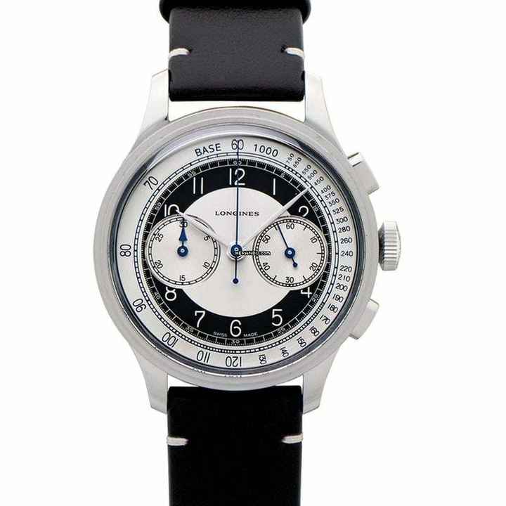  Longines Heritage L28304930 - Heritage Classic Chronograph Automatic Silver Dial Men's Watch </h1> 