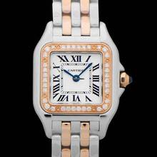 Thumbnail von Cartier Panthère W3PN0006 - Panthère de Cartier Quartz Silver Dial Rose Gold Ladies Watch </h1>