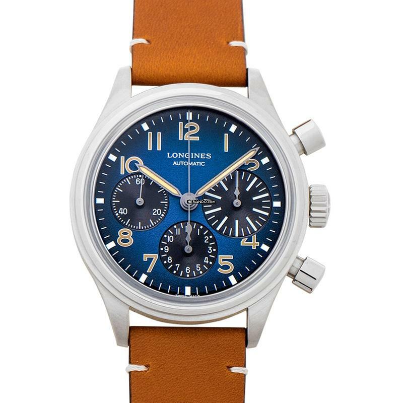  Longines Avigation L28161932 - Heritage Avigation Automatic Blue Dial Men's Watch </h1> 