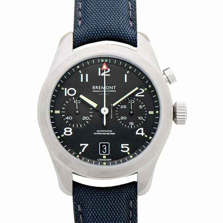  Bremont ARROW-R-S - Automatic Black Dial Stainless Steel Men's Watch </h1> 