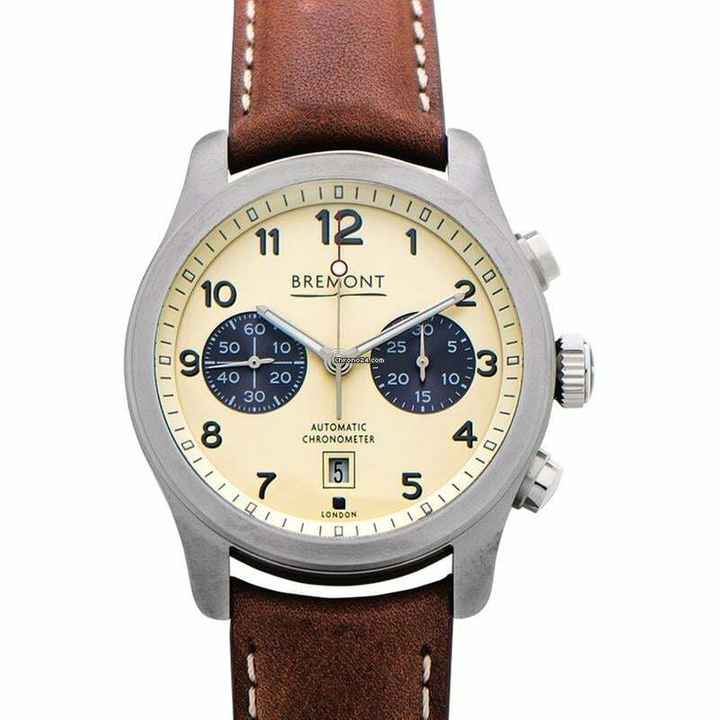  Bremont ALT1-C Classic ALT1-C-CR-R-S - Automatic Beige Dial Stainless Steel Men's Watch </h1> 