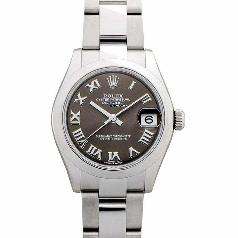  Rolex Datejust 31 278240-0015 - Datejust 31 Stainless Steel Automatic Dark Grey Roman Dial Ladies Watch </h1> 