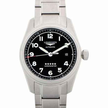  Longines Spirit L38104536 - Longines Spirit Automatic Black Dial Stainless Steel Men's Watch </h1> 
