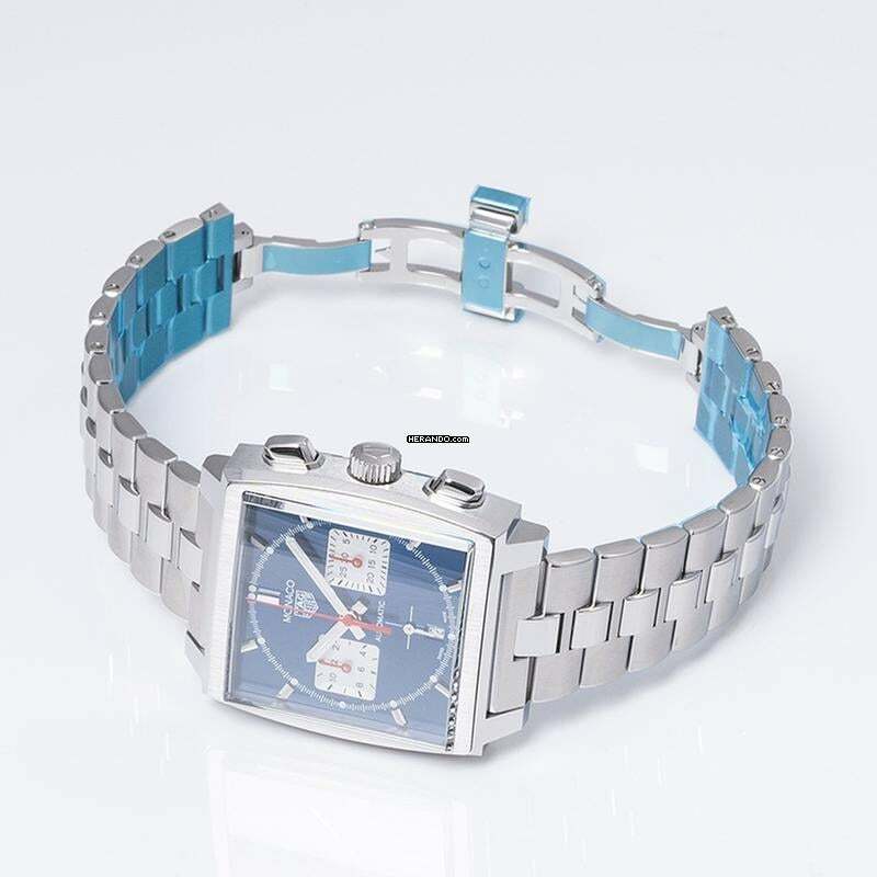 Thumbnail von TAG Heuer Monaco CBL2111.BA0644 - Monaco Automatic Blue Dial Stainless Steel Men's Watch </h1>