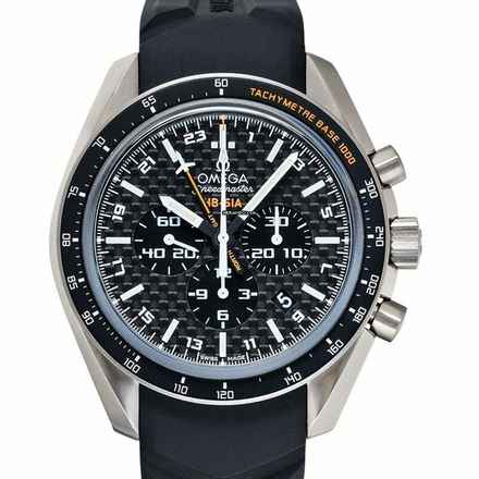  Omega Speedmaster HB-SIA 321.92.44.52.01.001 - Speedmaster Co-Axial GMT Chronograph Numbered Edition Black Dial Tit </h1> 