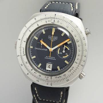  Heuer Calculator Chronograph Buren Cal.15 150.633 </h1> 