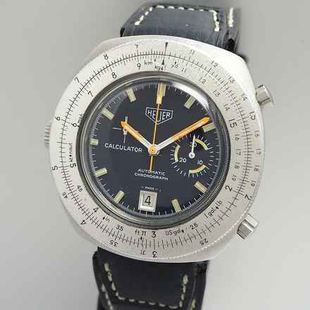  Heuer Calculator Chronograph Buren Cal.15 150.633 </h1> 