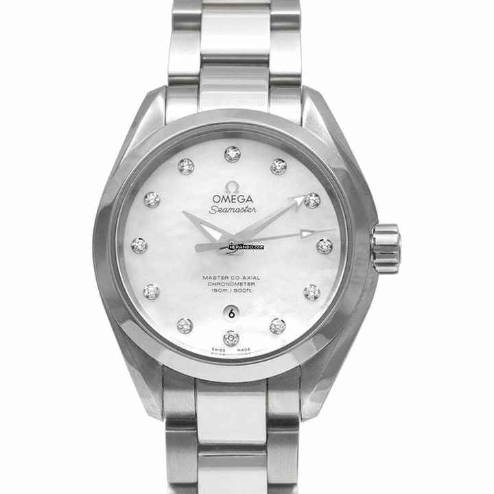  Omega Seamaster Aqua Terra 231.10.34.20.55.002 - Seamaster Aqua Terra 150M Master Co-Axial 34 mm Automatic White Dial </h1> 