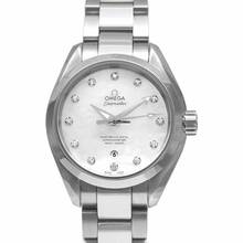 Thumbnail von Omega Seamaster Aqua Terra 231.10.34.20.55.002 - Seamaster Aqua Terra 150M Master Co-Axial 34 mm Automatic White Dial </h1>