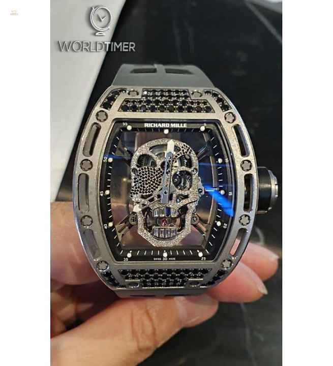 Richard Mille [LIMITED 1 PIECE] RM 52-01 Skull White Gold Tourbillon
