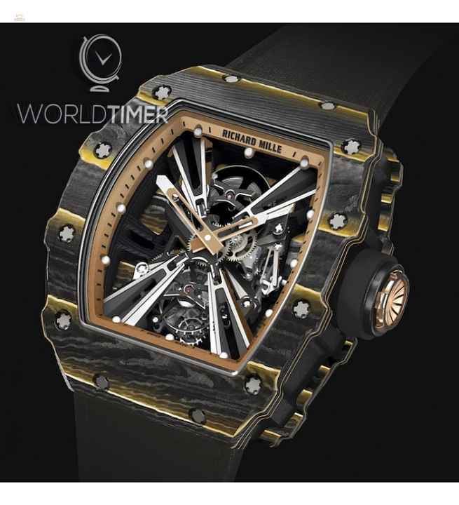 Richard Mille [NEW] Carbon and Gold TPT RM 12-01 Tourbillon