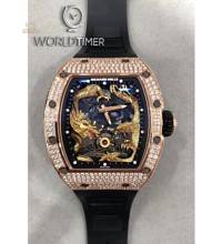 Thumbnail von Richard Mille [2016 USED] RM 57-01 Phoenix and Dragon Jackie Chan Rose Gold Full Set Diamonds Watch