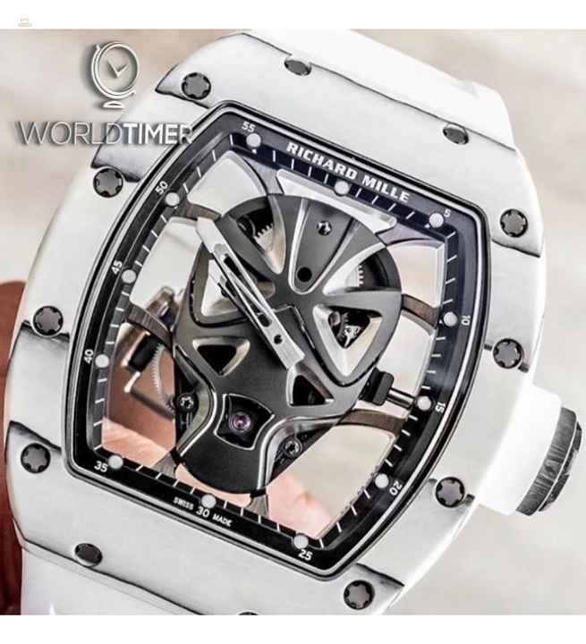 Richard Mille [NEW][LIMITED 18 PIECE] RM 52-06 Mask White Tourbillon Watch