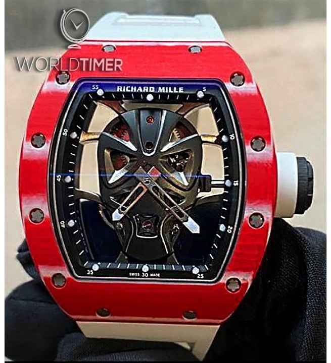 Richard Mille [NEW][LIMITED 18 PIECE] RM 52-06 Mask Red Carbon Tourbillon