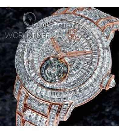 Jacob & Co. 捷克豹 [NEW][LIIMITED 18 PIECE] Caviar Tourbillon Diamond Bracelet 47mm CV201.40.BD.BD.A40BA (Retail:HK$13,744,800)