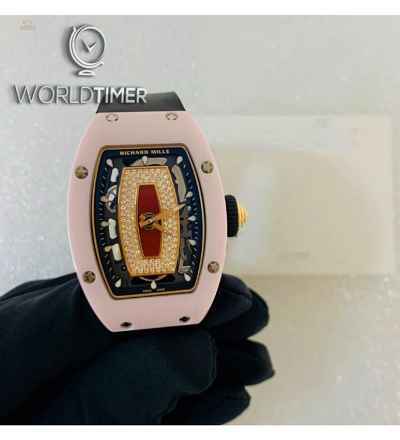Richard Mille [2018 LIKE NEW] RM 07-01 Pink Ceramic Jasper Automatic Ladies