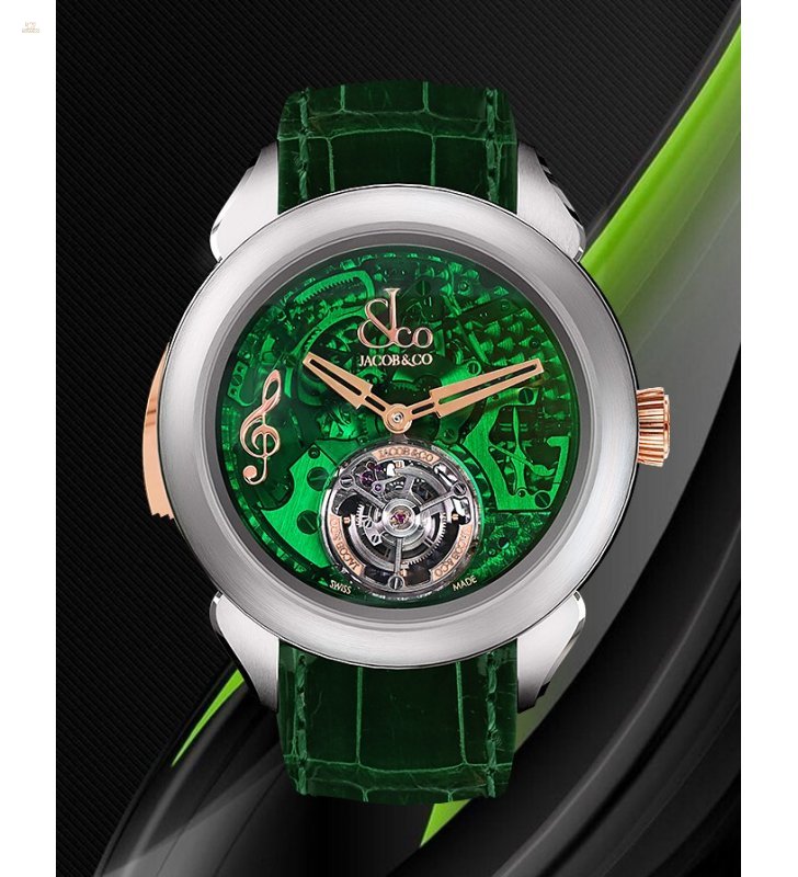 Jacob & Co. 捷克豹 [NEW][LIMITED 18 PIECE] Palatial Flying Toubillon Minute Repeater PT510.40.NS.PG.A (Retail:HK$2,290,800)