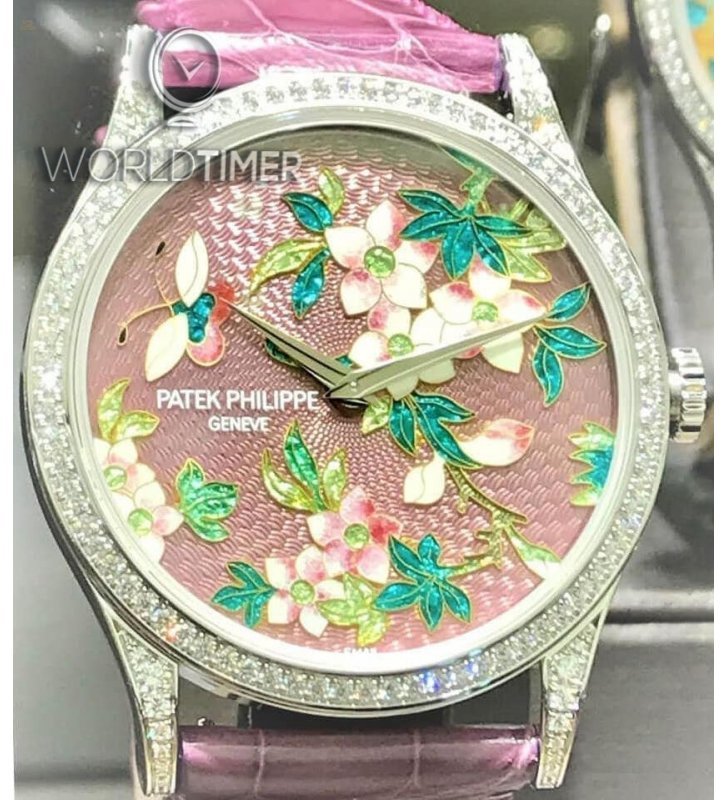 Patek Philippe [NEW][LIMITED] 5077/100G-025 Calatrava Chinese Antique Porcelain Ladies Watch