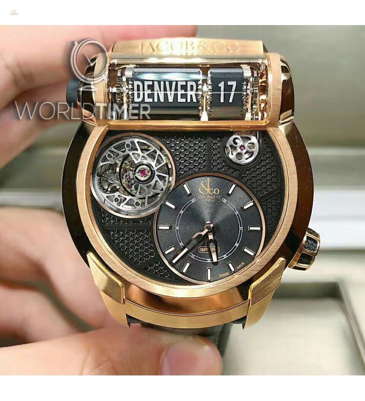 Jacob & Co. 捷克豹 [NEW][LIMITED 101 PIECE] Epic SF 24 Rose Gold Tourbillon ES102.40.NS.LG.A CA4D (Retail:HK$1,813,600)