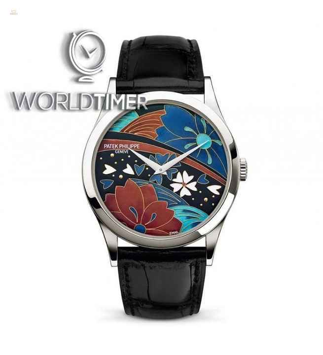 Patek Philippe [NEW][DOUBLE SEALED][雙封] Calatrava Enamel Artwork Dial 5077P-097 Watch