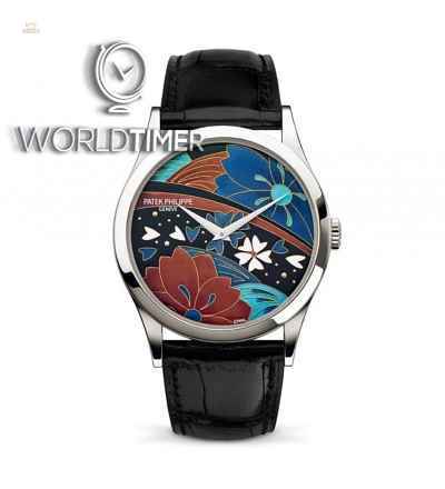 Patek Philippe [NEW][DOUBLE SEALED][雙封] Calatrava Enamel Artwork Dial 5077P-097 Watch