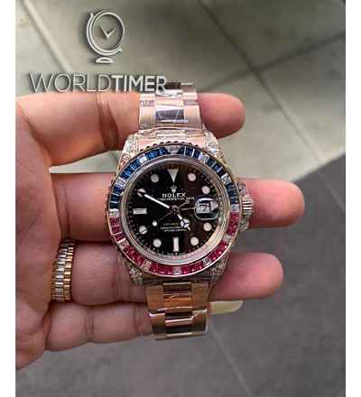 Rolex [NEW] GMT-MASTER II 126755SARU Rose Gold Automatic Watch