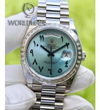 Thumbnail von Rolex [NEW] Day-Date Oyster Perpetual Baguette Bezel Arabic Numerals 228396TBR
