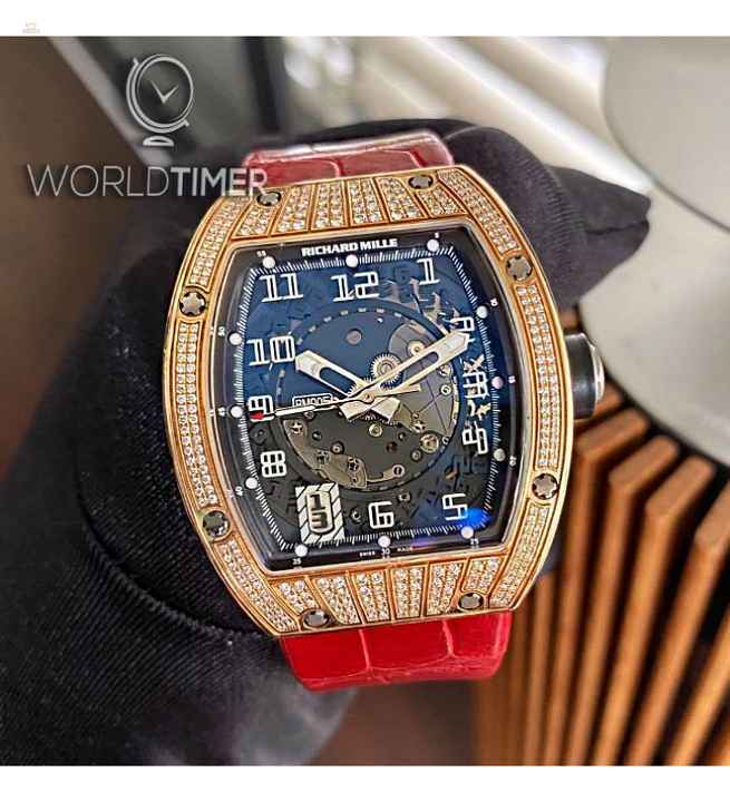 Richard Mille [2007 USED] RM 005 Med Set Diamonds Rose Gold Watch