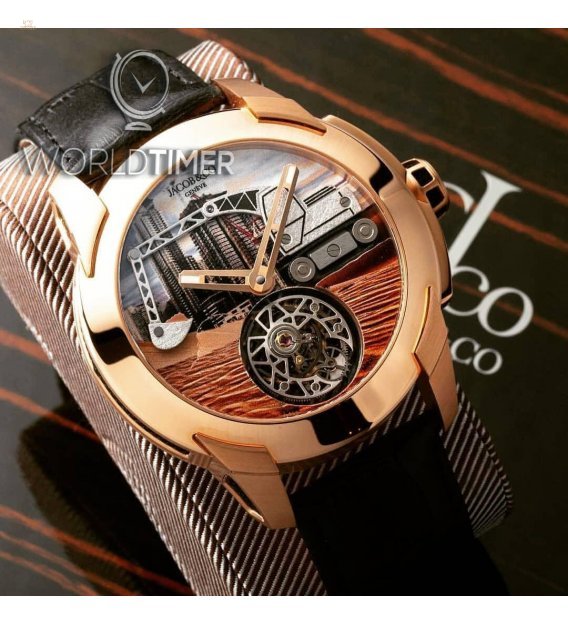 Jacob & Co. 捷克豹 [NEW][LIMITED 18 PIECE] Pioneer Tourbillon PI422.40.AB.AB.A (Retail:HK$1,672,000)