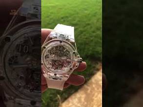 Thumbnail von Hublot [NEW][LIMITED 99 PC] Big Bang Tourbillon Power Reserve 5 days Sapphire 405.JX.0120.RT