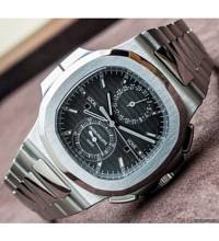 Thumbnail von Patek Philippe [2019 NEW] Nautilus Travel Time Steel Chronograph 5990/1A