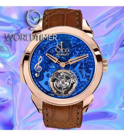 Jacob & Co. [NEW][LIMITED 12 PIECE] Palatial Flying Tourbillon Minute Repeater PT500.40.NS.OB.A (Retail:HK$2,529,500)