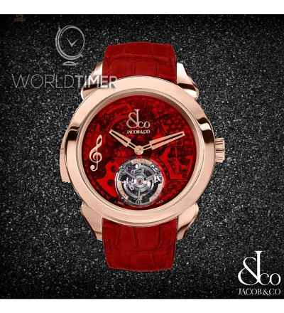 Jacob & Co. [NEW][LIMITED 12 PIECE] Palatial Flying Tourbillon Minute Repeater PT520.40.NS.QR.A (Retail:HK$2,529,500)