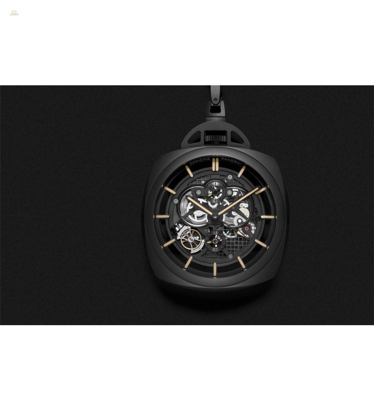 Thumbnail von Panerai [NEW] ^ [LTD] Pocket Watch Tourbillon GMT Ceramica PAM 446 (Retail:US$183,600)