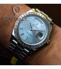 Thumbnail von Rolex [NEW] Cosmograph Daytona Ice Blue Baguette Platinum 116576TBR