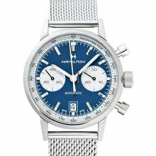 Thumbnail von Hamilton Intra-Matic H38416141 - American Classic Intra-matic Auto Chrono Blue Dial Men's Watch </h1>