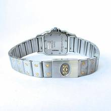 Thumbnail von Cartier Santos Galbée 24mm Quartz 2 Tone Watch Diamond Bezel </h1>