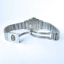 Thumbnail von Cartier Santos Galbée 24mm Quartz 2 Tone Watch Diamond Bezel </h1>