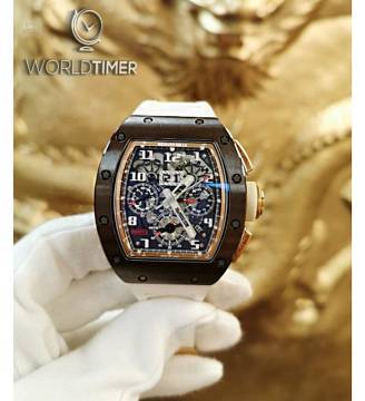 Richard Mille [2016 USED] RM 011 Asia Boutique Brown Ceramic Limited by Milleaholic Flyback Chronograph