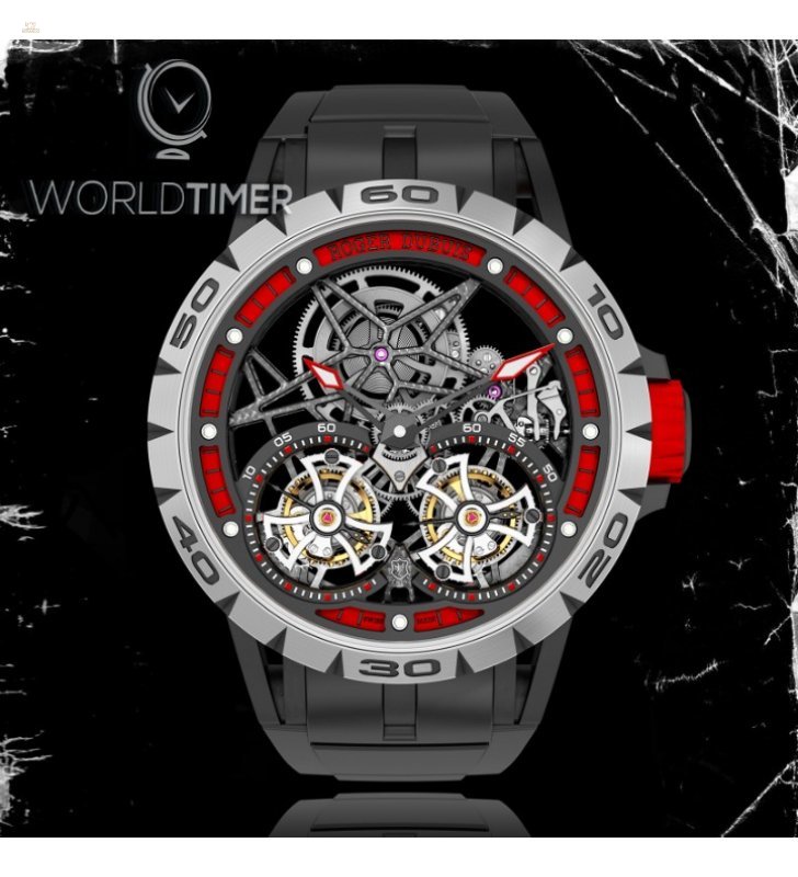 Roger Dubuis [NEW] Excalibur Spider Double Flying Tourbillon Red RDDBEX0481 (Retail: US$269,000)