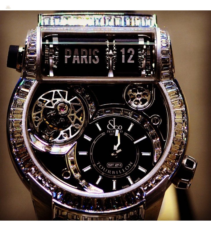 JACOB & CO. 捷克豹 [NEW][LIMITED 18 PIECE] EPIC SF24 TOURBILLON BAGUETTE ES802.30.BD.BD.A (Retail:HK$2,904,000)