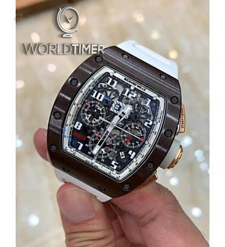 Richard Mille RM 011 Asia Boutique Brown Ceramic Limited By Milleaholic Flyback Chronograph