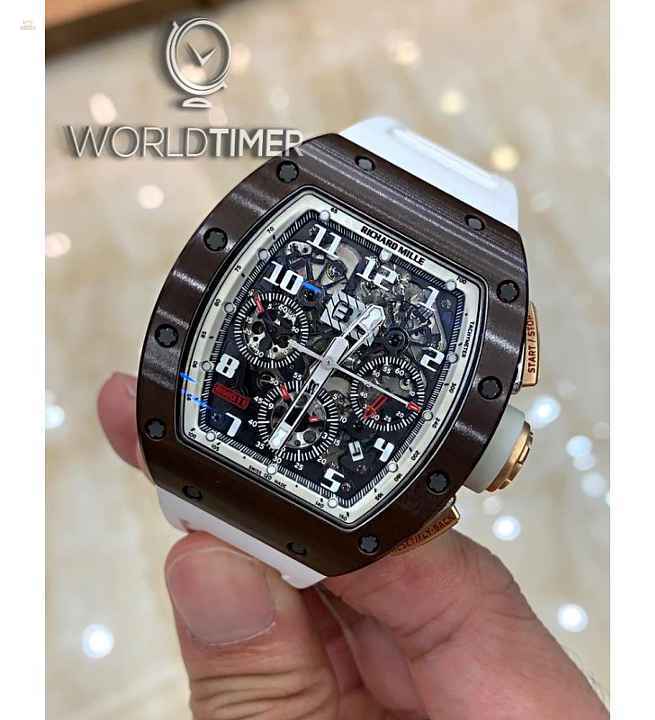 Richard Mille RM 011 Asia Boutique Brown Ceramic Limited By Milleaholic Flyback Chronograph
