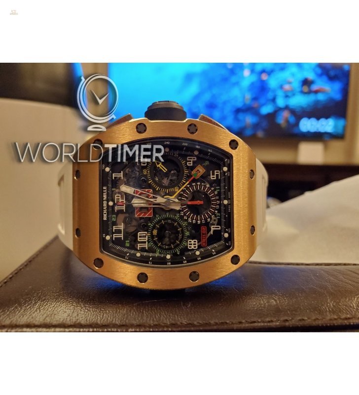 Thumbnail von RICHARD MILLE [NEW] RM 11-02 ROSE GOLD GMT FLYBACK CHRONOGRAPH DUAL TIME ZONE