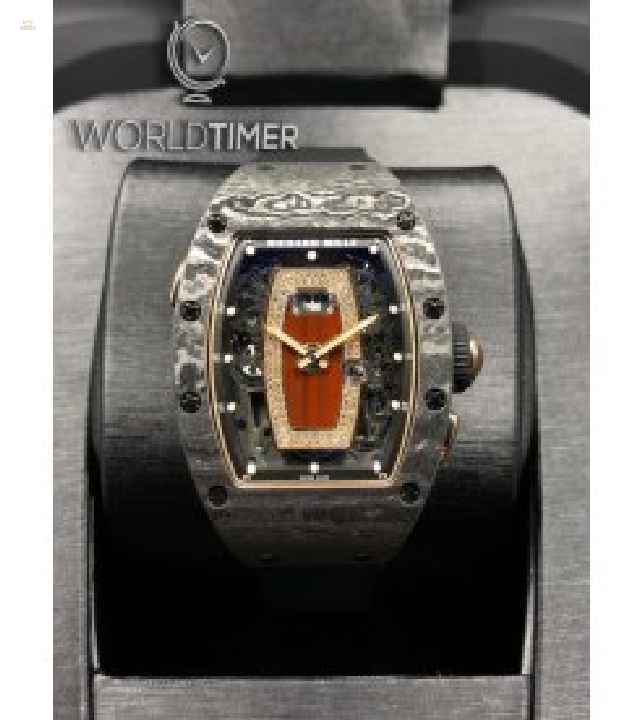 RICHARD MILLE [NEW] RM 037 NTPT Rose Gold Med Set Pave Diamonds Ladies