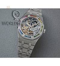 Thumbnail von Audemars Piguet [NEW] Frosted Gold “Snow Rainbow” Double Balance Wheel Openworked 15468BC