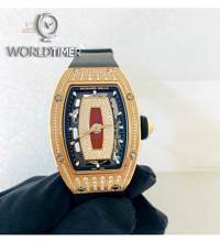Thumbnail von Richard Mille [NEW] RM 07-01 Rose Gold Med Set Diamonds Jasper Dial