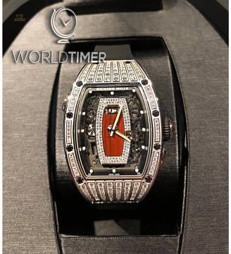 Richard Mille [NEW] RM 037 White Gold Med Set Diamonds Ladies Watch