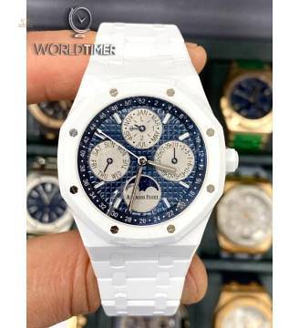 Audemars Piguet [NEW] Royal Oak Perpetual Calendar White Ceramic 26579CB.OO.1225CB.01