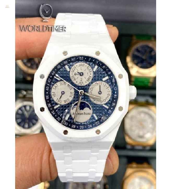 Audemars Piguet [NEW] Royal Oak Perpetual Calendar White Ceramic 26579CB.OO.1225CB.01